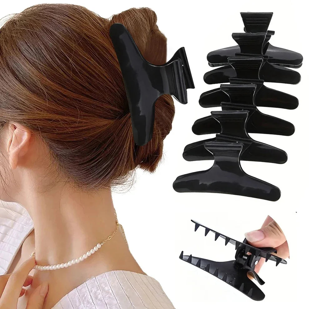 12pcs/lot Butterfly Clips Styling Holding Tools Lightweight Portable Hairpins for Women Girl's Simple Hairdressing Hair Tools