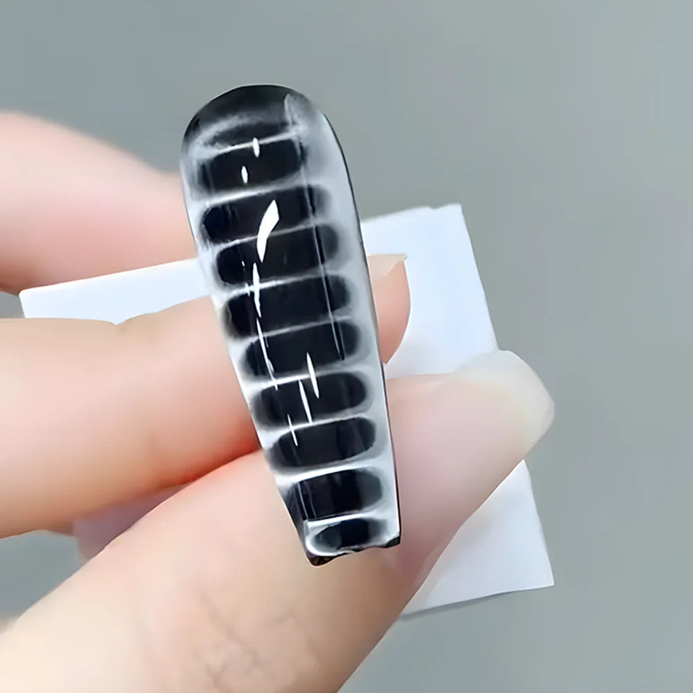 Crocodile Pattern Nail Magnet Nail Cat Eye Strong Effect Magnet Wave Geometric Nail UV Attraction Magnets Set Manicure DIY Tool
