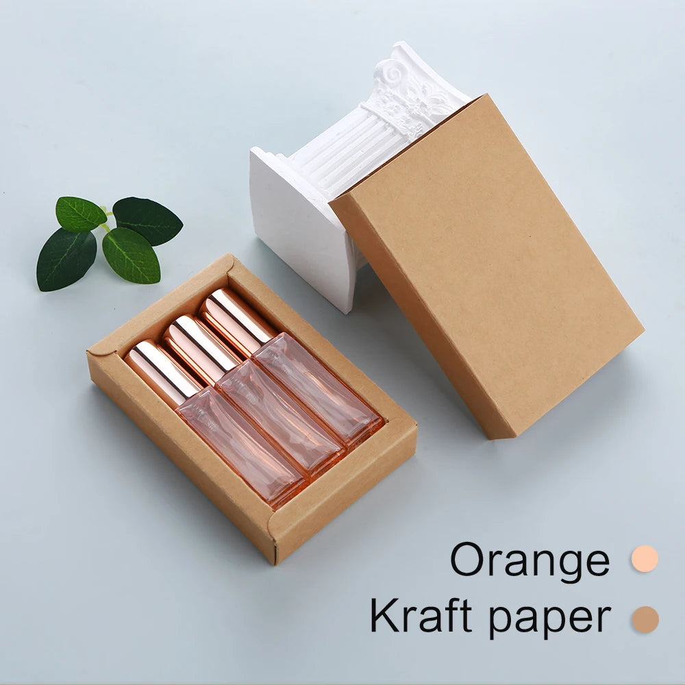 10ml Perfume Bottle Colorful Thick Glass Perfume Atomizer Portable Refillable Fragrance Bottle with Exquisite Gift Box