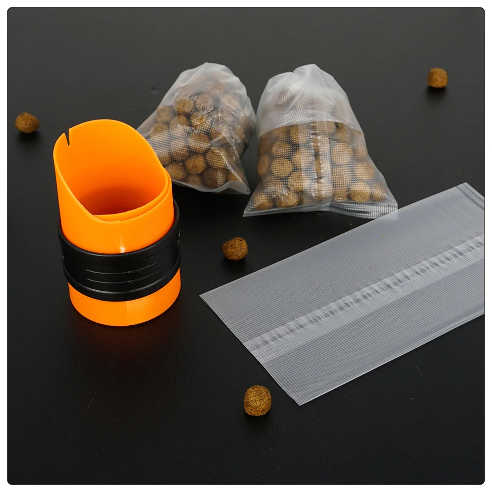 Hirisi Carp Fishing Accessories PVA Bag Loading System Baiting Tool for Solid Bags Fast Melting Mesh P211