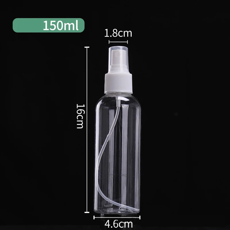 1PC Bottle Clear Plastic Empty Spray Bottle Portable Refillable Perfume Clear Sample Dispenser Small Spray Bottle