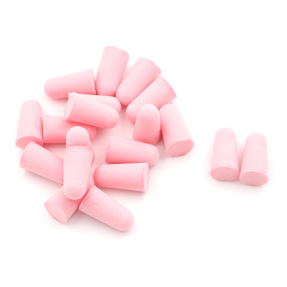 10Pairs Authentic Foam Soft Corded Ear Plugs Noise Sleep Reduction Norope Earplugs Swimming Protective Earmuffs