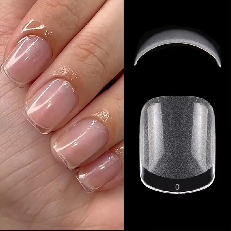120pcs XXS Super Short Almond Full Cover Sculpted Soft Gel Nail Tips Press on Fake Nails Tailor-made for Short Small Nail Beds