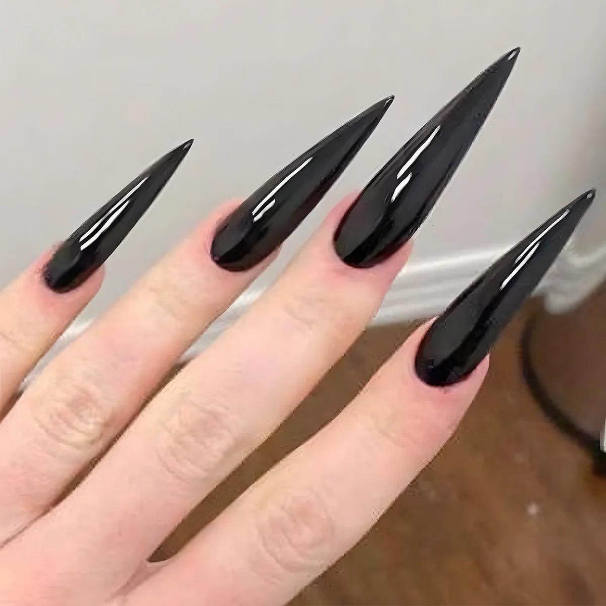 Pink Press on Nails Nude Color Short Square Fake Nails Full Cover Acrylic False Nails Tips for Women DIY Charm Manicure 24Pcs