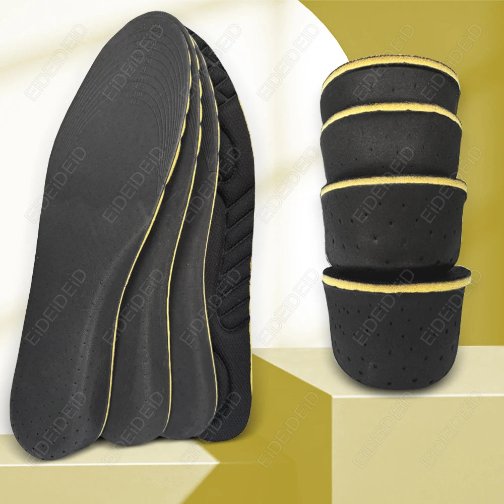Magnet Height Increase Insoles 2-5cm Adjustable Invisible Arch Support Cushion Massage for Men Women EID