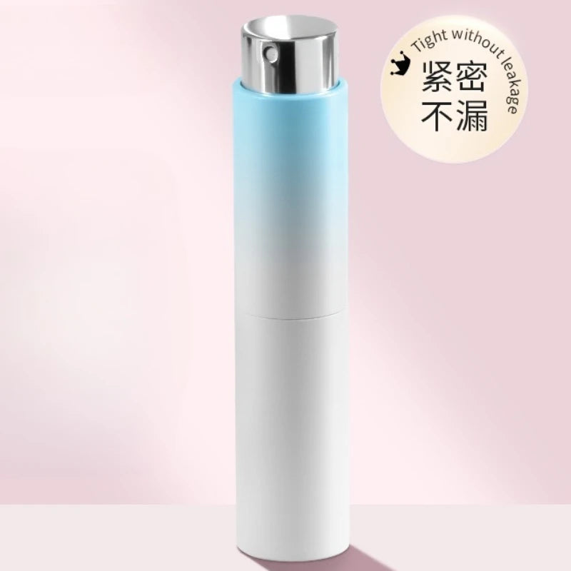 Refillable Portable Perfume Atomizer High End Travel Perfume Bottle With Rotating Press Spray And Leak Proof Design For DailyUse
