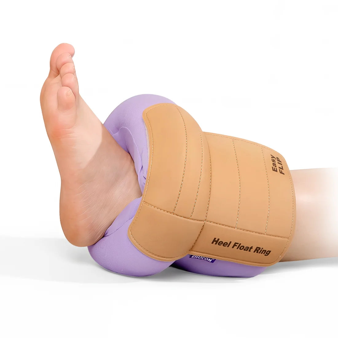 Ehucon Heel Protector for Pressure Sores, Ankle Elevation Pillow,Egg Crate Foam Heel Cushion Pillow for Bedridden Patients-1PC