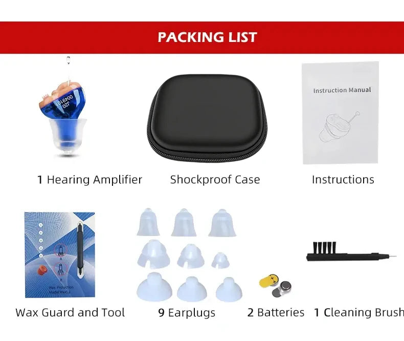 Hearing Aids Mini Invisible Hearing Sound Amplifier Audifonos J20 Portable Best Mini Adjustable Device Hearing Aid