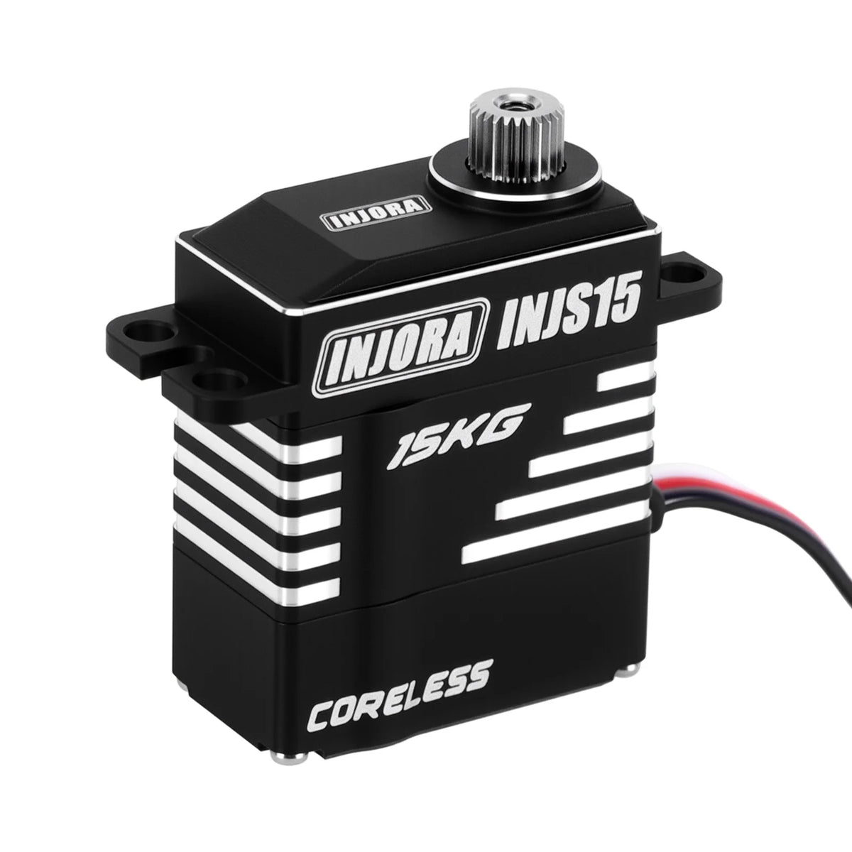 INJORA INJS15 15KG Waterproof Coreless High Torque Servo with Mount & Horn for 1/18 TRX4M