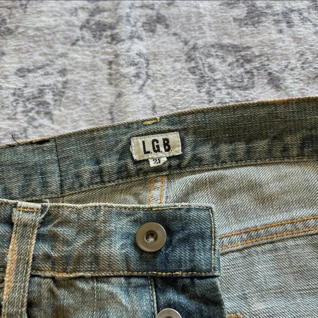 LGB visual department old retro casual rock style micro-horn jeans