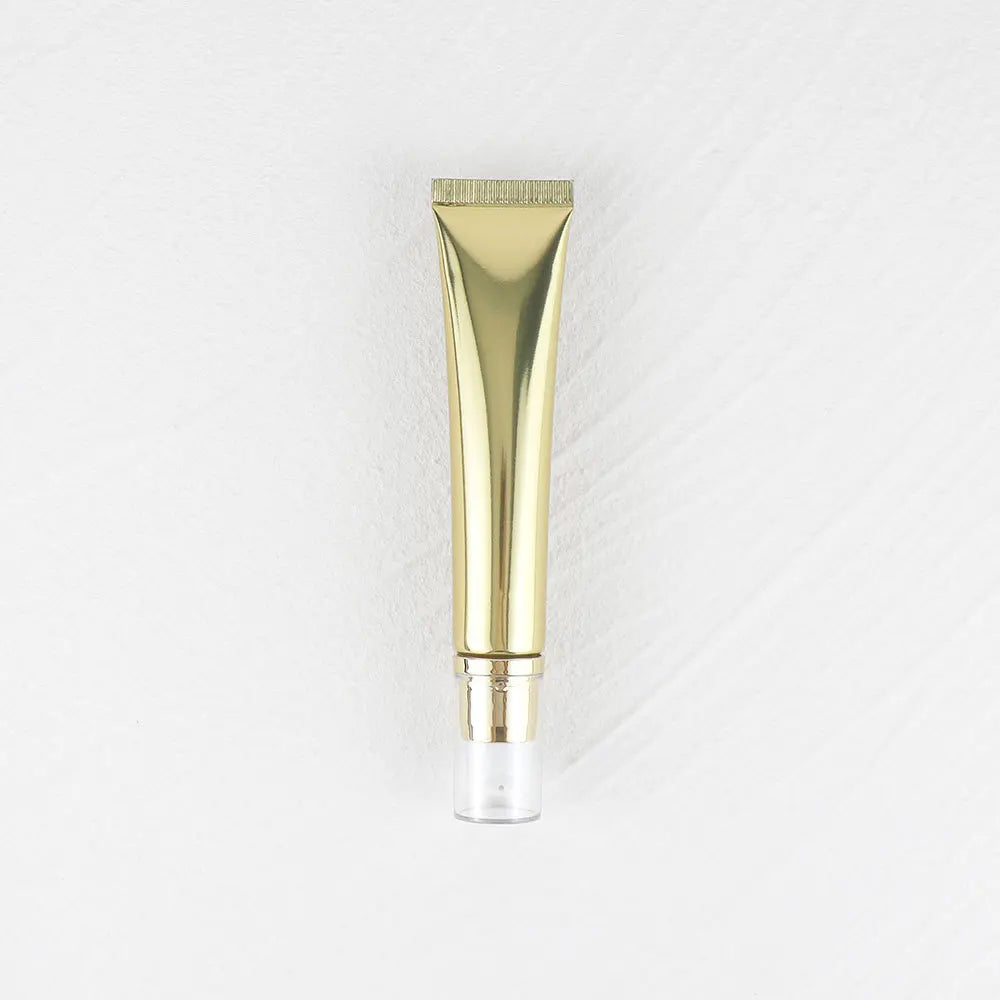 20ml Lip Gloss Tube Custom Logo Empty Squeeze Plastic Liquid Lipstick Metal Tip Lip Oil Balm Container Metal Applicator 30pcs