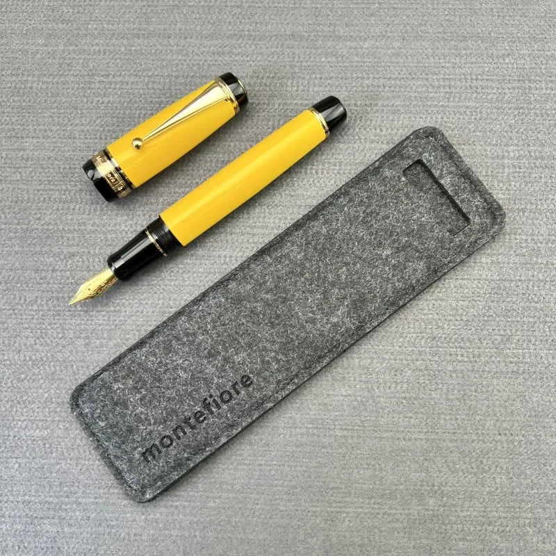 Montefiore Fountain Pen Large Metal Non Carbon Pilot 30 Size No35 Nib Ink Convertor Writing Stationery Gift
