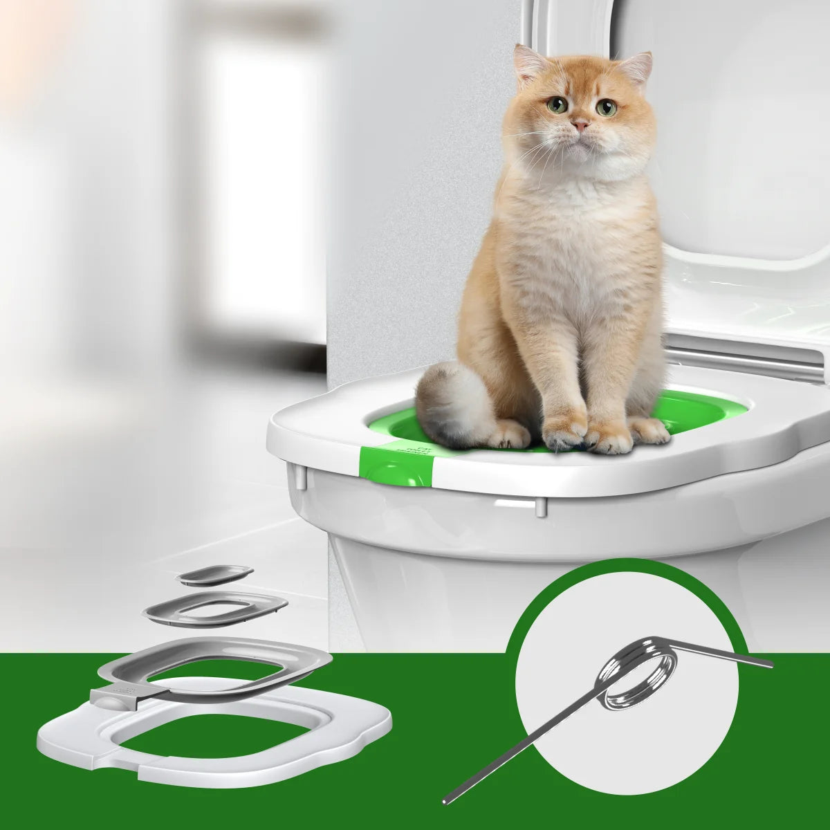 The Fourth Generation New Environmentally Friendly Cat Toilet Trainer, a Cat Environmentally Friendly Toilet