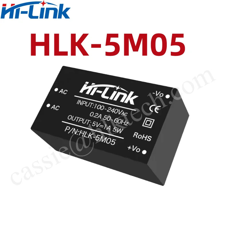 Hi-Link HLK-5M05 5M05B 5M03B 5M09B Power Line Communication Modem AC 220V to DC 12V Power 5W AC-DC Switching Power Supply Module