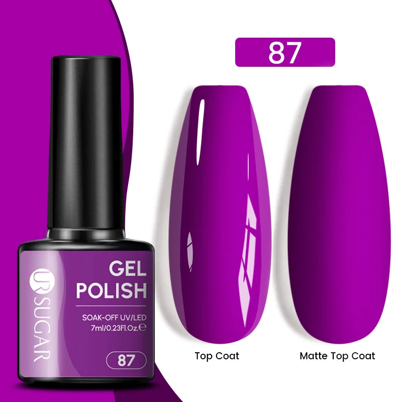 UR SUGAR 7.5ml Reflective Magnetic Gel Nail Polish Glitter Silver Pink Magnet Gel Soak Off UV LED Nail Manicure Varnish UV Gel