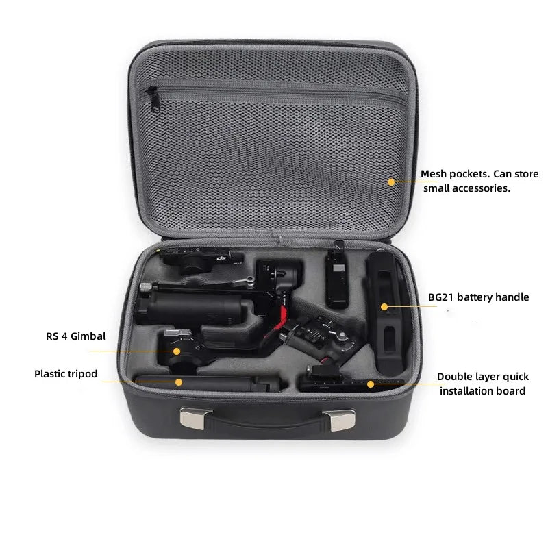 Portable Case Handbag Gimbal Tripod Nylon Waterproof Shoulder Bag for DJI RS 4 Stabilizer Camera Accessories