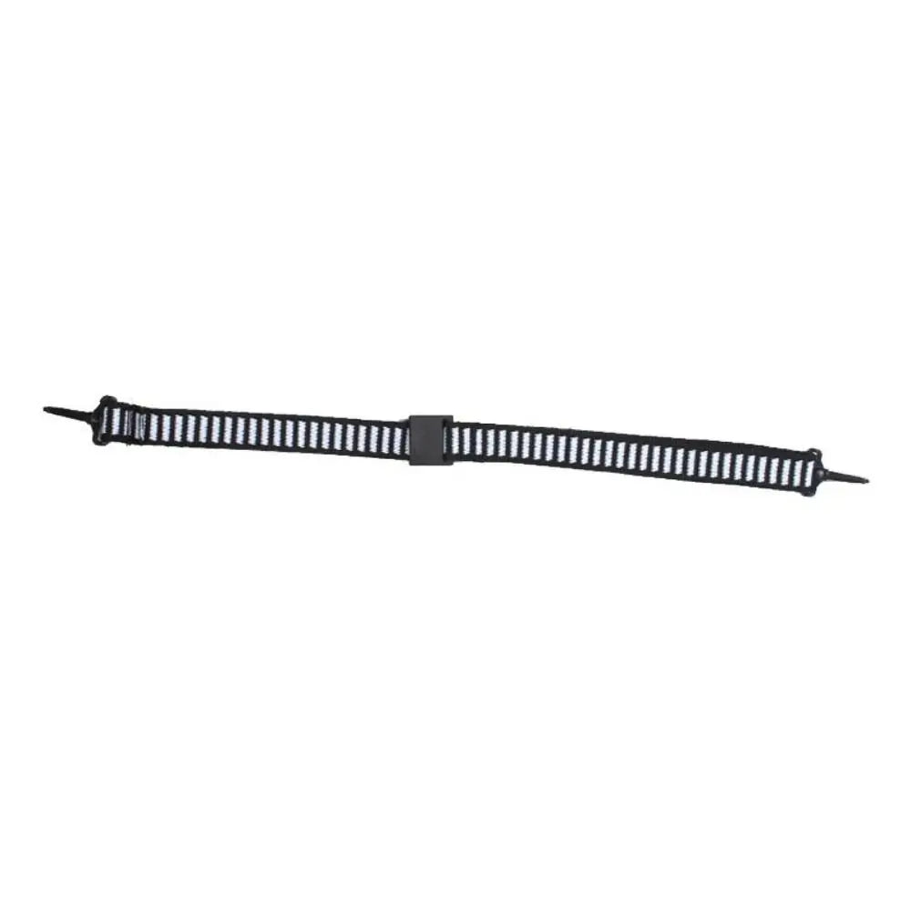 Black&white Safety Helmet Strap Tool D Shape Y Shape Plastic Lock Buckles Mandibular Girdle Accessories Universal Helmet Belt