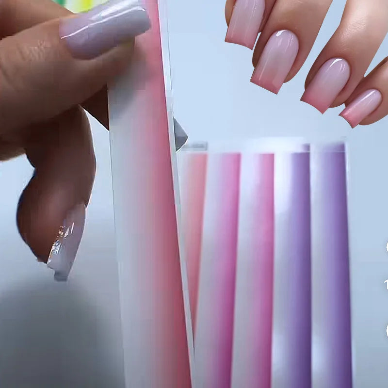 1Pcs 3D Flame Nails Stickers Red Flame Stripe Lines Sliders Design Manicure French Nail Art Decoration Decal