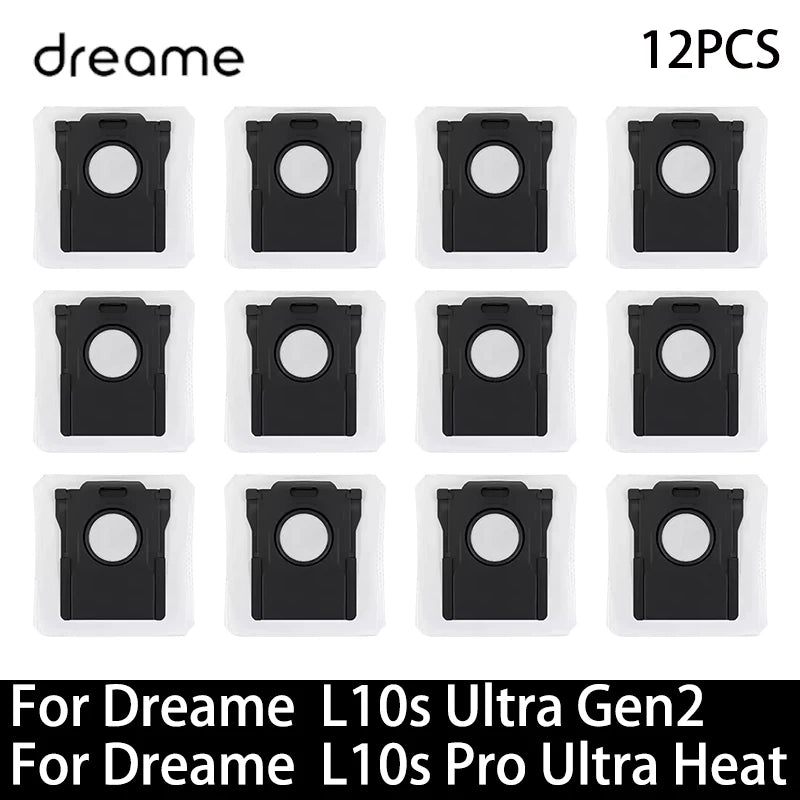 For Dreame L10s Ultra Gen2 / L10s Pro Ultra Heat Vacuum Cleaner Replacement Accessories Main Side Brush HEPA Filter Mop Dust Bag