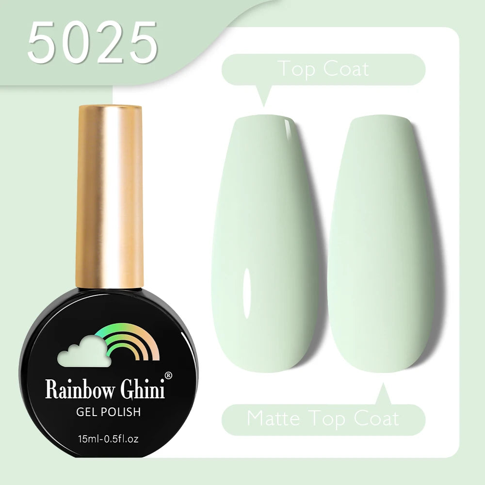 RG 15ML HEMA&TPO FREE Summer Series Fluorescent Gel Polish in Sporty Style Y2K Nail Polish Suitable for Parties Nail Art UV Gel