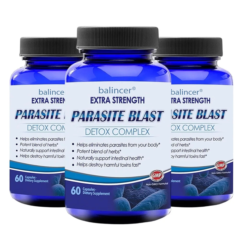 Parasite Blast Detox Complex - Eliminate Parasites, Cleanse The Intestines, and Improve Digestion
