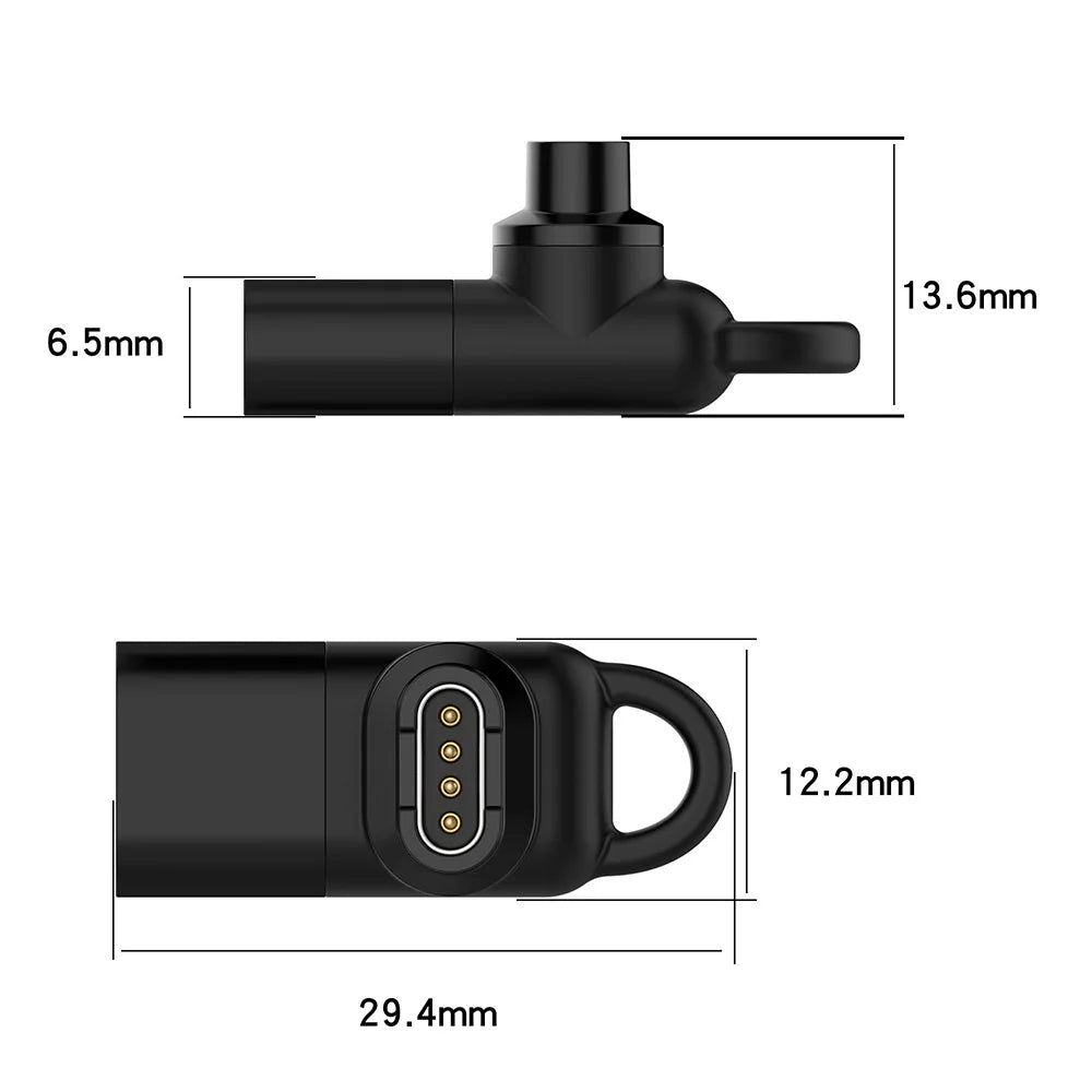 Micro USB/IOS/Type C Charger Adapter For Garmin Fenix 8/7/6/5 Forerunner 158 255 Charger Connector for Garmin Venu/Vivoactive
