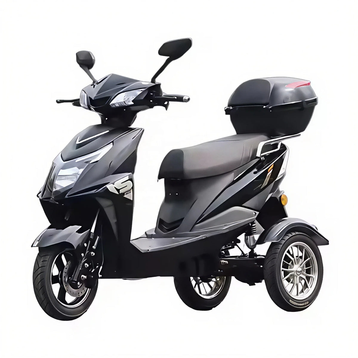 New Tricycle Electric Scooter 3 Wheels Electric Tricycle Motorcycle for Adults Passenger Open Cab Electric Tricycle