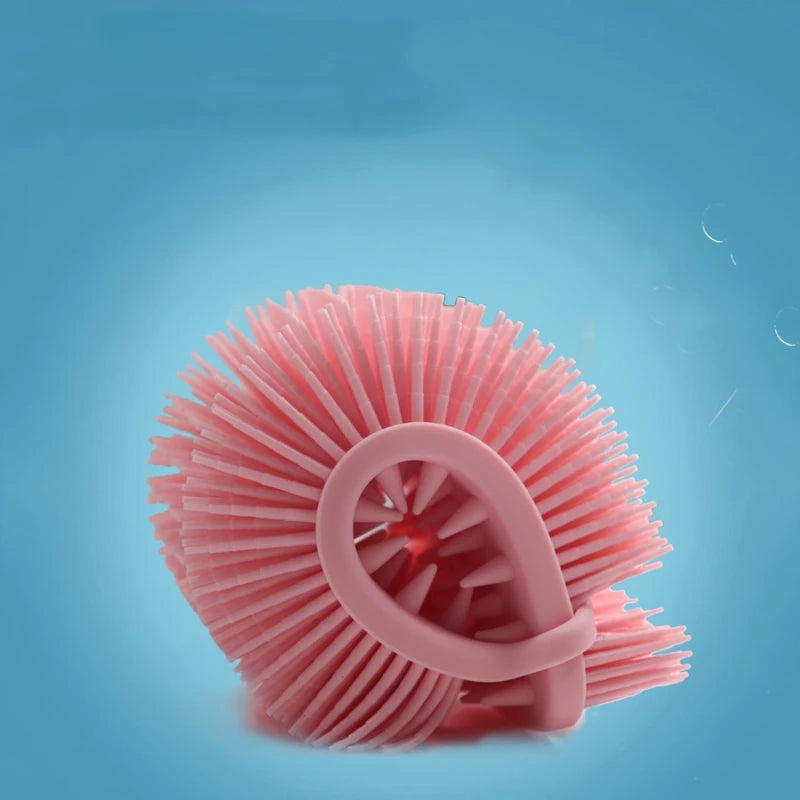 Double Sided Silicone Shower Brush 2 In 1 Exfoliating Body Brush Multi-Function Skin Cleaning Silicone Bath Brush Massage Brush