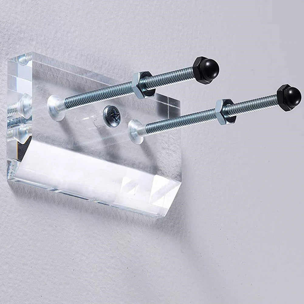 1-5PCS Skateboard Wall Hanger Wall Mount Skateboard Storage Holder Acrylic Skateboard Wall Storage Rack for Skateboard Lovers