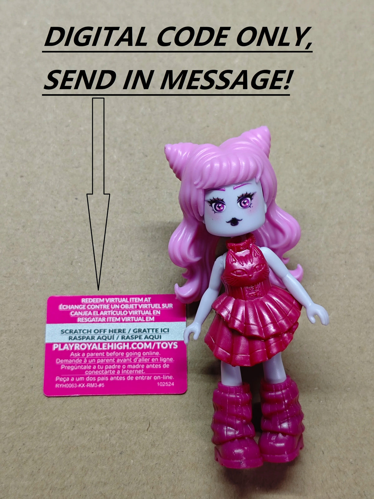 * DIGITAL CODE ONLY* Royale High Surprise Locker DOLL TOY DLC CODE Virtual Item  Mystery Friends