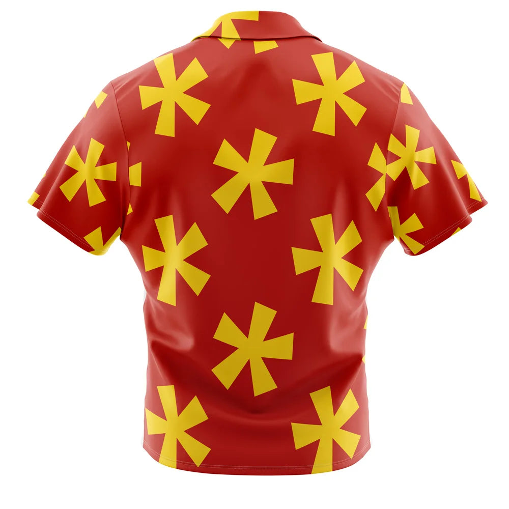 Chip N Dale Button Up Hawaiian ShirtFashion Trend Breathable Loose Versatile Casual Sports Summer Men