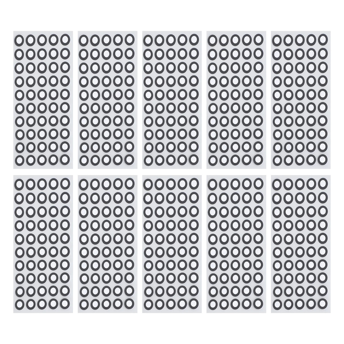 1000 Pcs/20 Sheets 3D Scanning Marker ID 6mm OD 10mm High Reflection Strong Adhesion 3D Tracking Dot Reference Point Marker