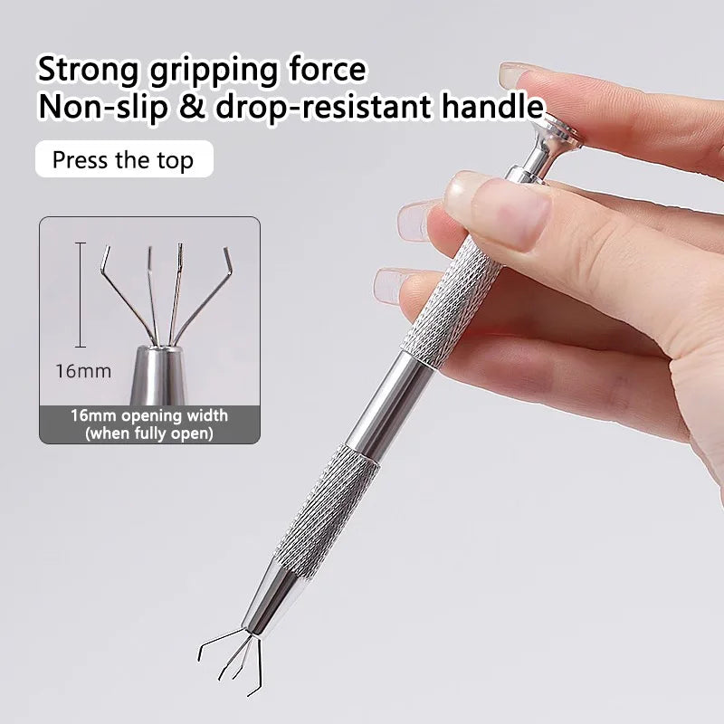 20/50/100PCS Nail Sponge & Grabber Clamp Set for Gradient Nail Art Gel Polish Design DIY Manicure Tools Professional Salon Use