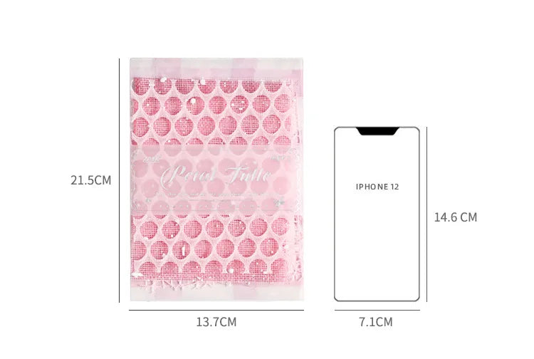 15 pcs Mesh Collage Material Pack, Mixed Texture Non-Stick Journal Papers, DIY Scrapbooking Supplies