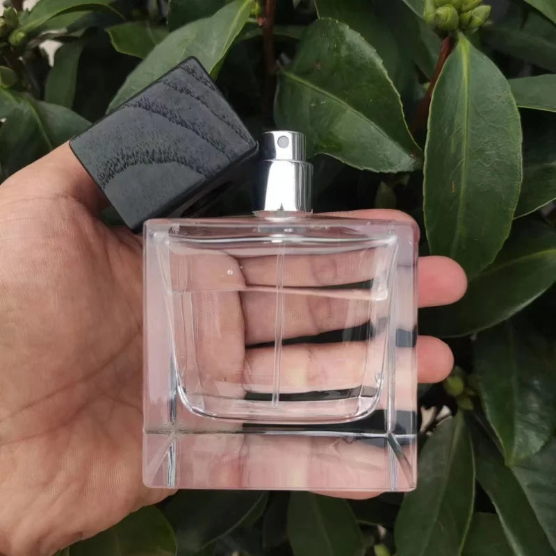 5pcs 100ml Empty Premium Perfume Bottle Clear Polished Glass Spray Bottle Crimp Nick Bayonet Empty Spray Bottle Need A Tool