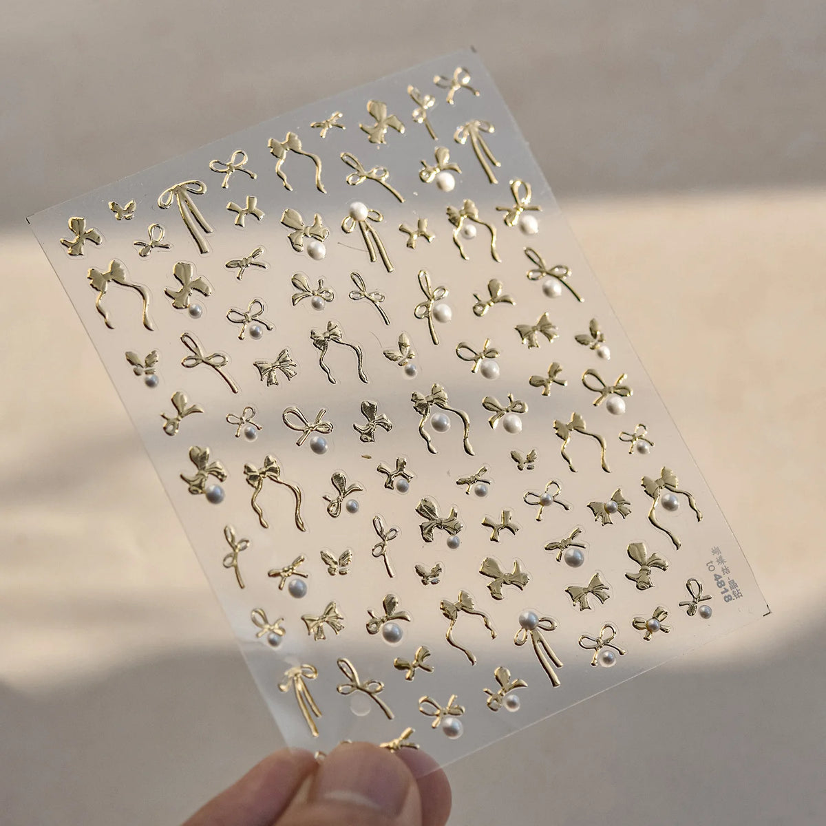 1pcs 5D Shell Light Nail Stickers Fashion Gold Border Love Heart Bowknot Moon Star Art Decal High Quality Manicure Decorations