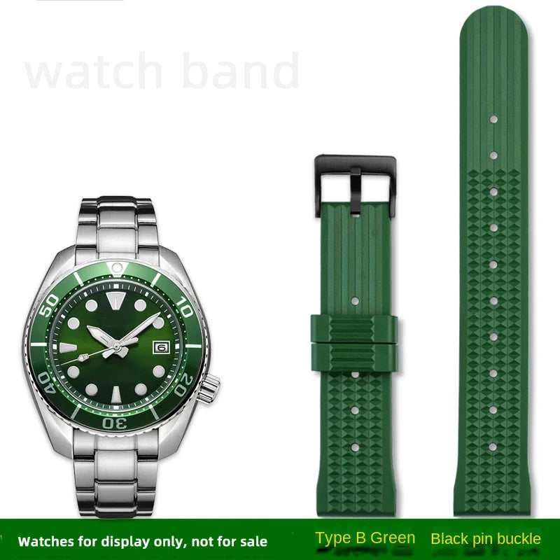 For Seiko PROSPEX series ancestor mm 1968 bracelet SLA017J1 SLA039J1 No.5 SKX007 high quality silicone rubber strap 20mm 22mm