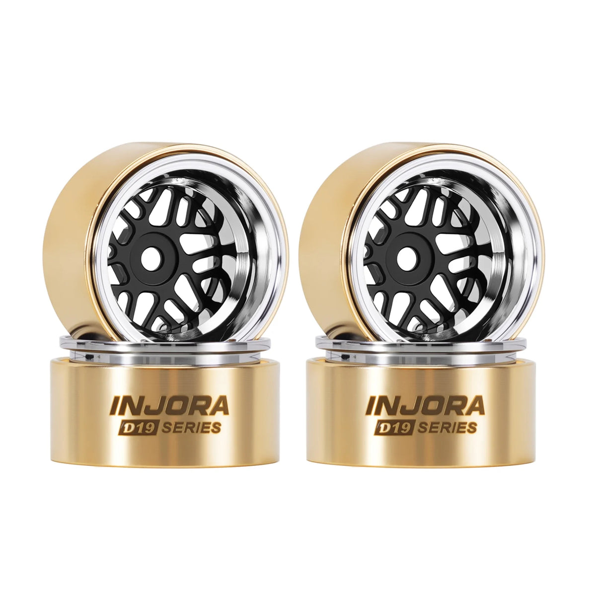 INJORA D19 0.7" ModuWheel Wheels for Axial SCX30 Redcat Ascent-32 (MW7012)