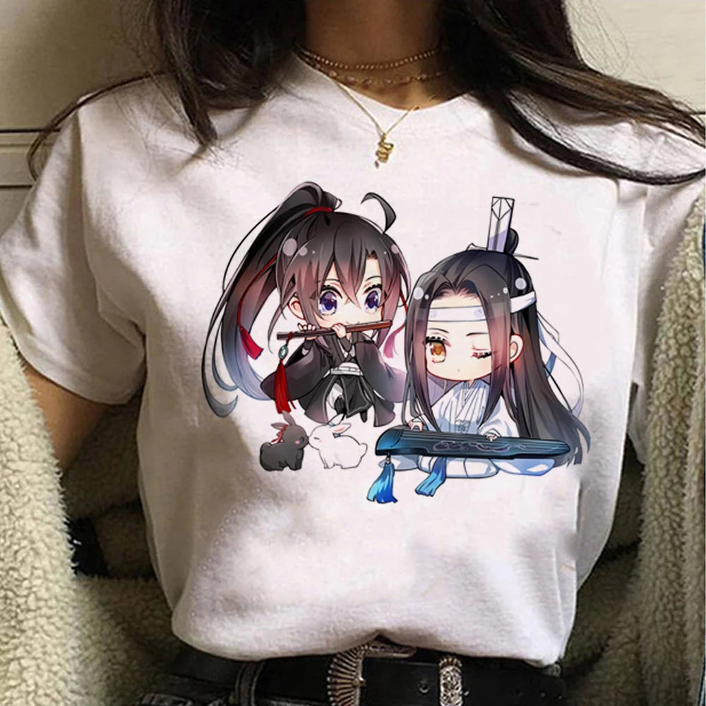 Mo Dao Zu Shi T-shirt for women, Japanese Harajuku Tee, female graphic clothing