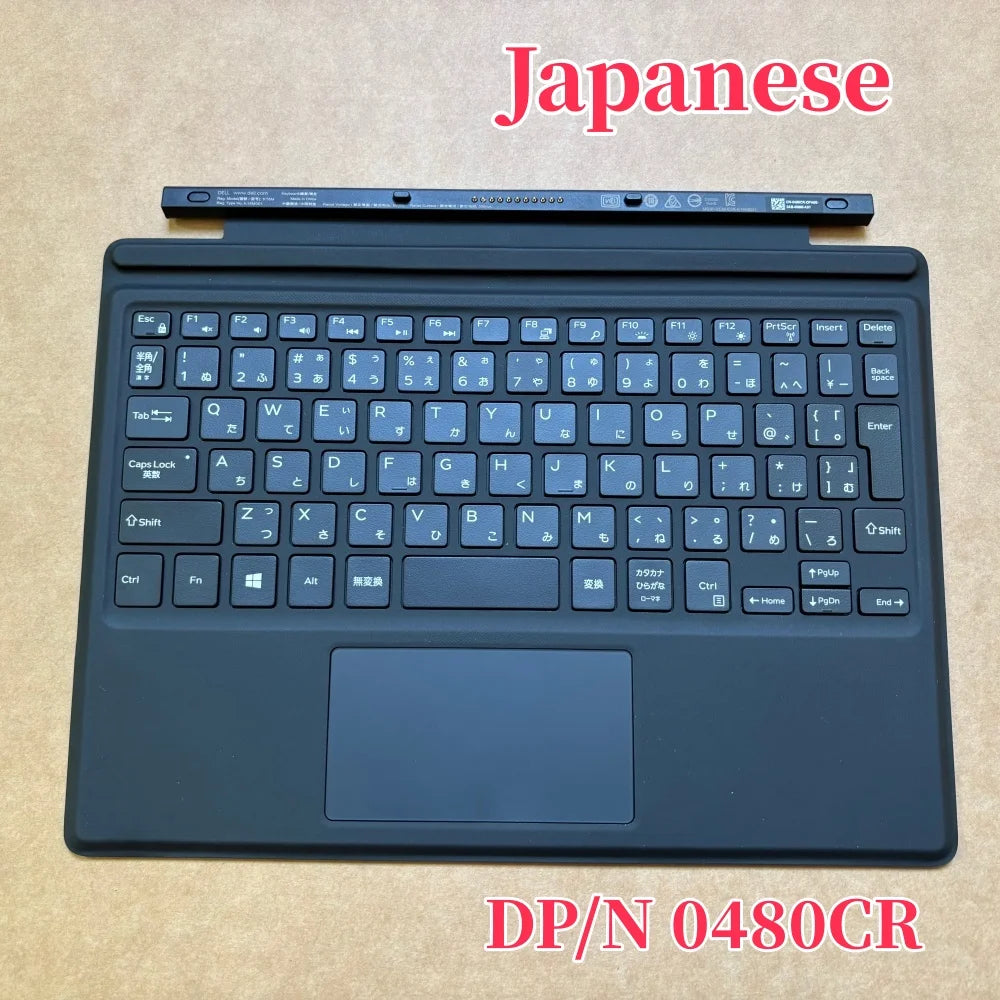 100%NEW US KOR THAI FR JP K16M For Dell Latitude 5285 5290 Tablet 2-in-1 Keyboard K16M001