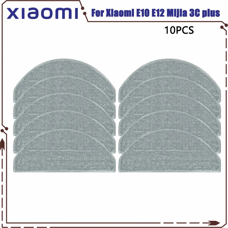 For Xiaomi Robot Vacuum E10 E12 E10C C103 Mijia 3C Plus / 3C Pro Spare Parts Accessories Main Side Brush Filter Mop