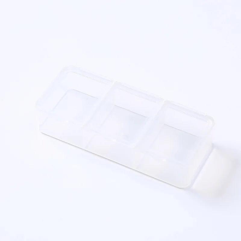 1 Day 3 Grids Rainbow Pill Medicine Box Tablet Medicine Organizer Health Storage Pill Box Holder Splitters With Printed Braille