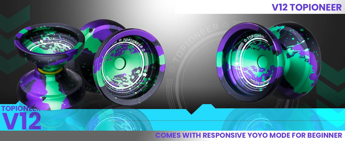 MAGICYOYO V12 Professional Yoyo for Advanced Player, Dual Function Yoyo for Kids Beginner
