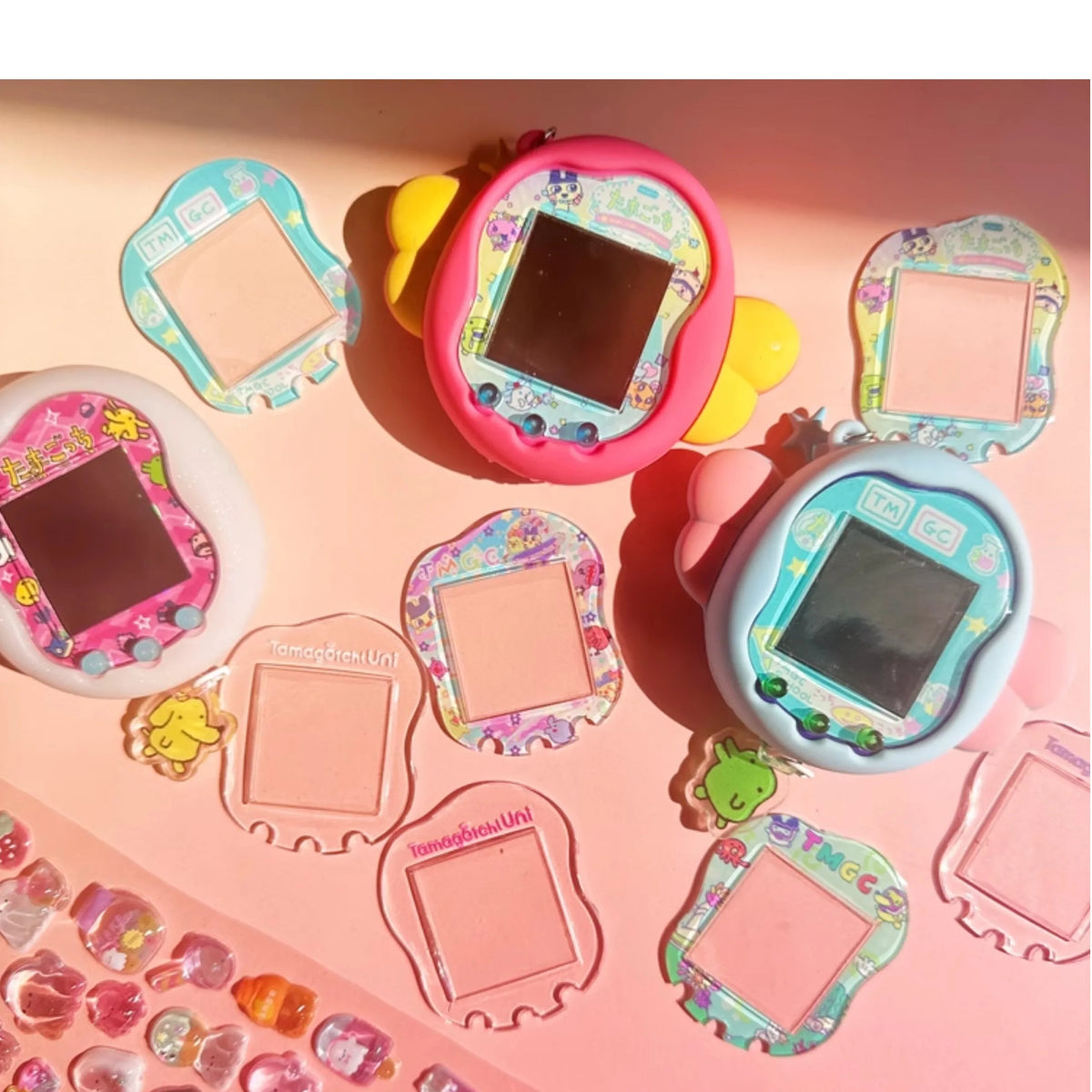 Tamagotchi Uni Transparent Replacement Panel Printed Panel With Logo Cute Girl Style Birthday Gift Essential For Giving People