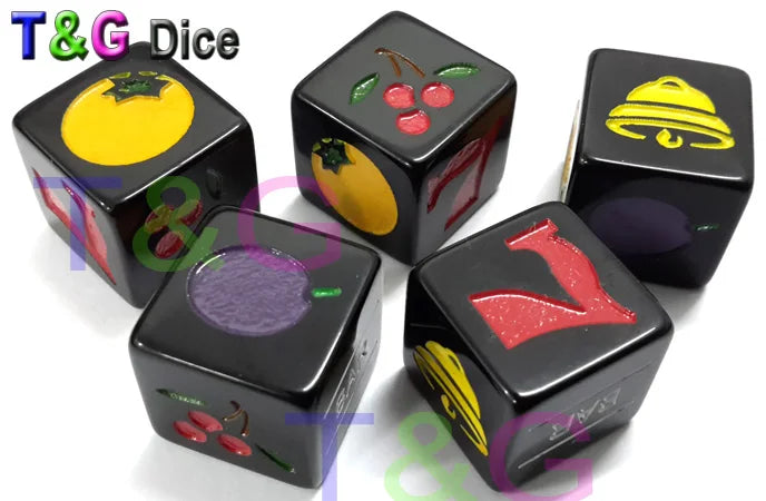 T&G Dice Customize Dice with LOGO, Engraved or Print Pattern D4-D100 for Board Game DND TRPG Entertainment