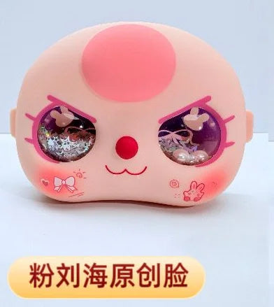 In Stock Baby Three 400% Bb3 Exquisite Quicksand Eye Replacement Part Cute Doll Accessoires Face Shell
