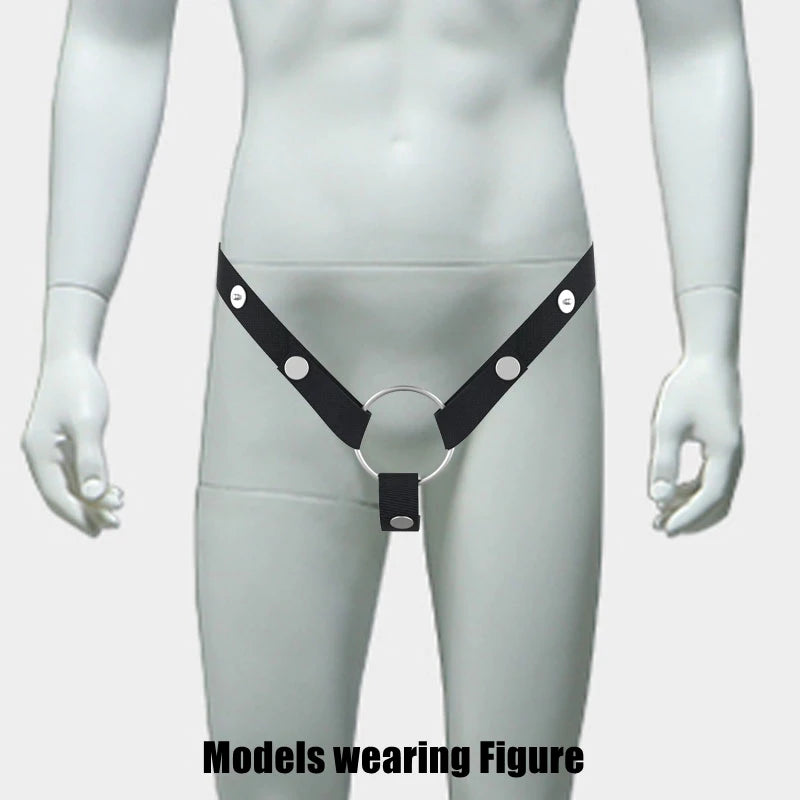 Male Bondage Penis Ring Multicolor Chastity Cage Auxiliary Belt Scrotal Cock Sexy Toys For Sissy Gay Accessories For Couples 18+