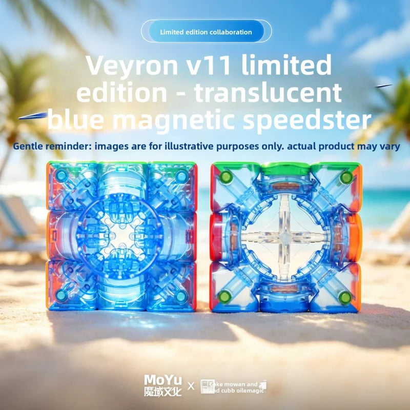 LE Moyu Weilong WRM V11 Magnetic Cube Blue Core 3x3 Magnetic Magic Speed Cube Fidget Toys