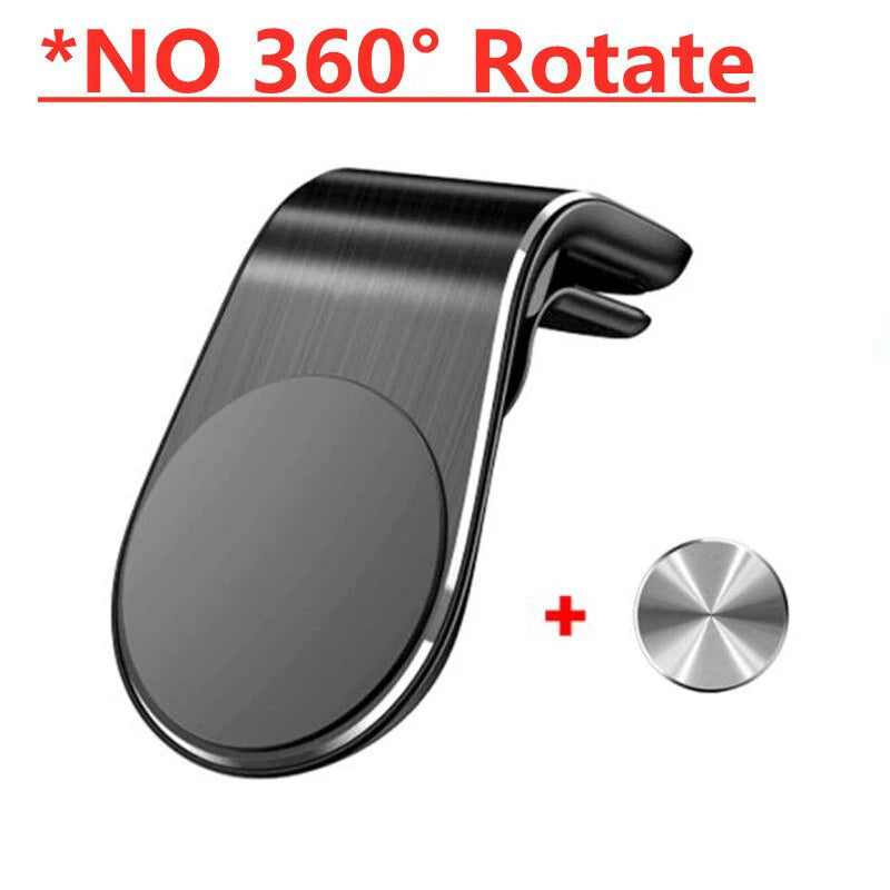 L-Type Magnetic Car Mobile Phone Holder Universal Air Vent Car Smartphone Mount Cell Phone GPS Support For iPhone Xiaomi Bracket