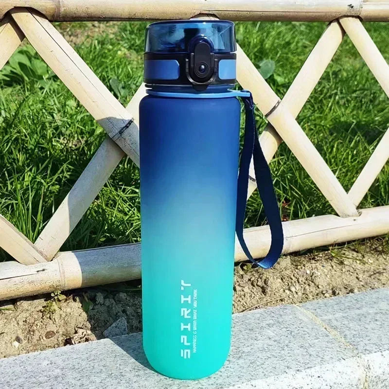 1 Liter Sports Water Bottle Large Capacity Summer Men Women Portable Plastic Bottle for Outdoor Travel Fitness Drinkware